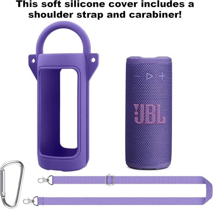 for JBL Grip Portable Waterproof Speaker Silicone Case, Portable Travel Soft - Image 2