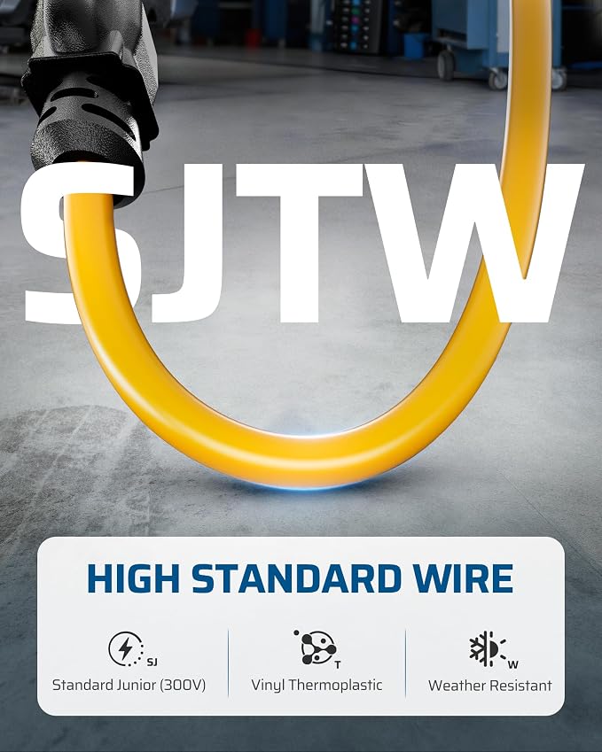 DEWENWILS 30FT Retractable Extension Cord Reel, Ceiling/Wall Mount 14/3 SJTW - Image 3