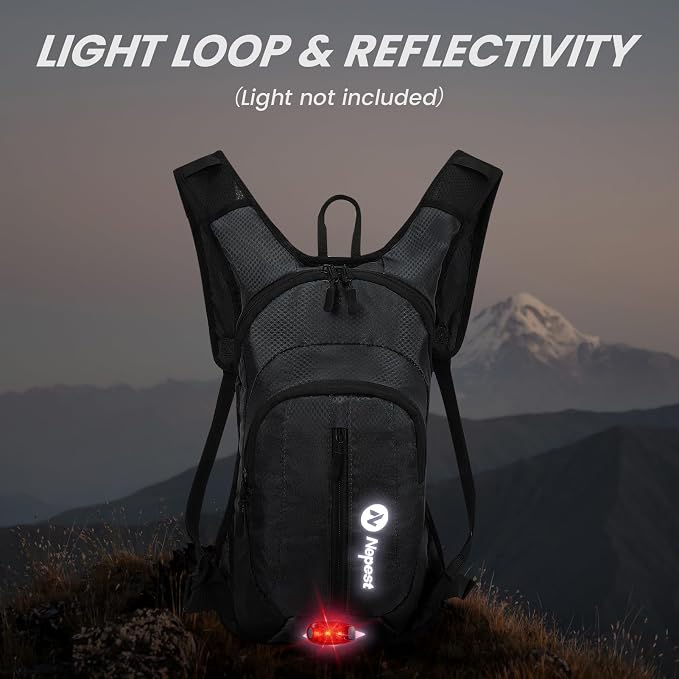 Nepest Hydration Pack Backpack for Women & Men, Lightweight Water Backpack - Image 2
