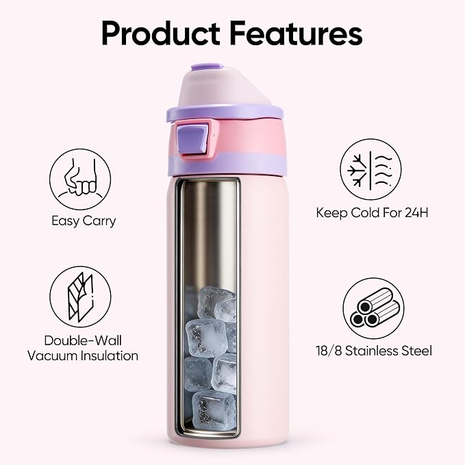 Fijinhom 24 oz Insulated Water Bottle - Image 6