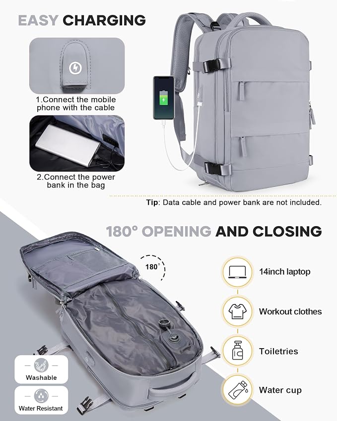 coofay Vacuum Backpack Travel - Image 5