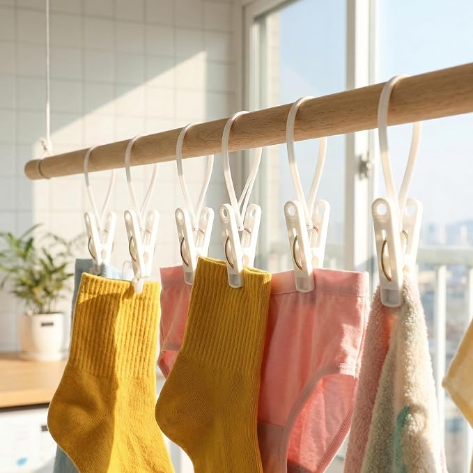 105 Pcs Multi-Purpose Laundry Hooks Hanging Clips Bulk - Image 7