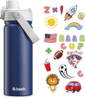 baab 18oz Kids Water Bottle, Insulated Kids Water Bottle by baabKidWatterBottle