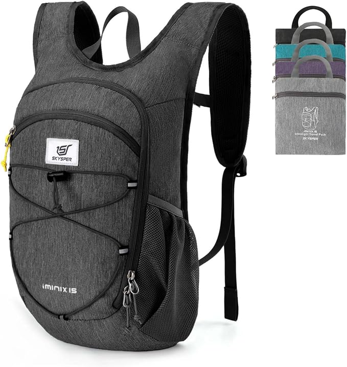 SKYSPER 15L/20L Foldable Hiking Backpack Lightweight Packable Travel Daypack by SKYSPER