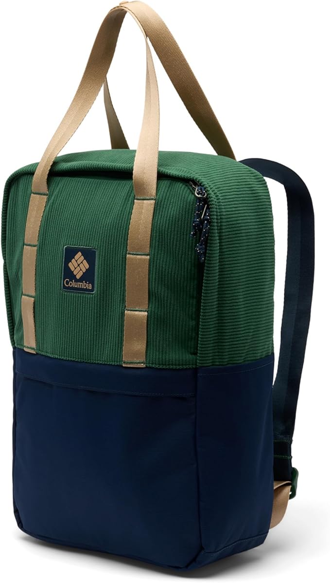 Columbia Unisex Trail Traveler 18L Backpack, Rain Forest/Collegiate Navy by Columbia