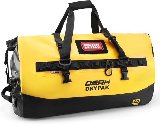 OSAH DRYPAK Waterproof Duffel Bag 25L/40L/60L – Heavy-Duty Motorcycle Tail Bag by OSAHDRYPAK