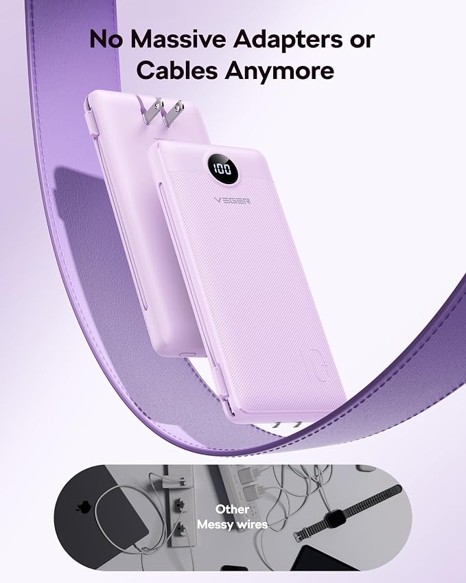 VEGER All in One Travel Portable Charger - Image 8