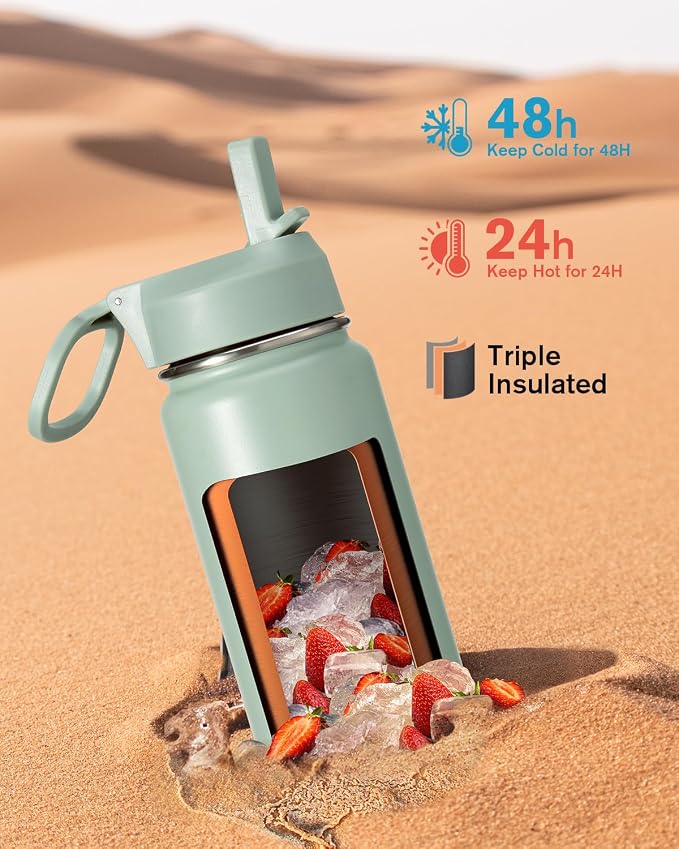 Coolflask Water Bottle 24 oz Insulated - Image 2