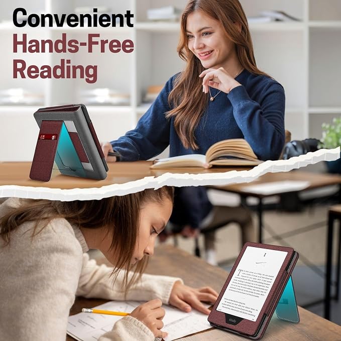 TNP Stand Case with Strap for Kindle Paperwhite 12th Gen 2024 / Kindle - Image 7