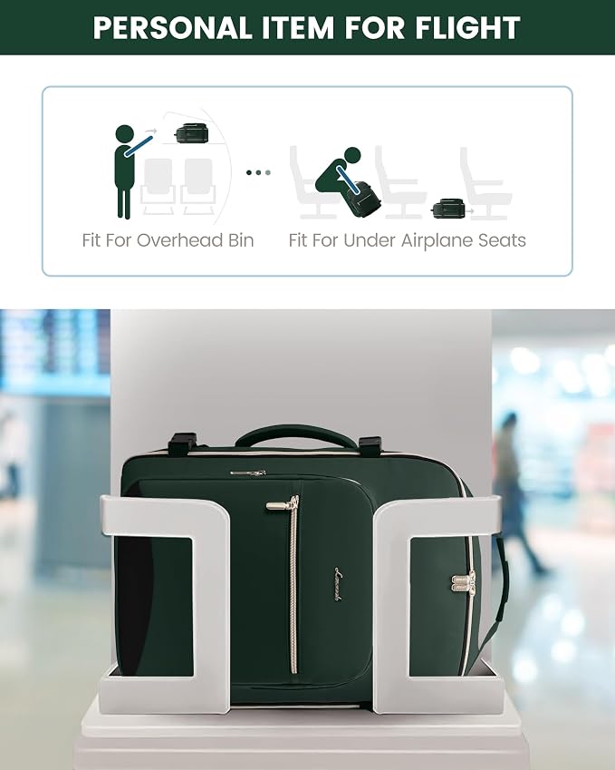 LOVEVOOK Travel Backpack for Women & Men 50L, Airline Approved Carry On - Image 4
