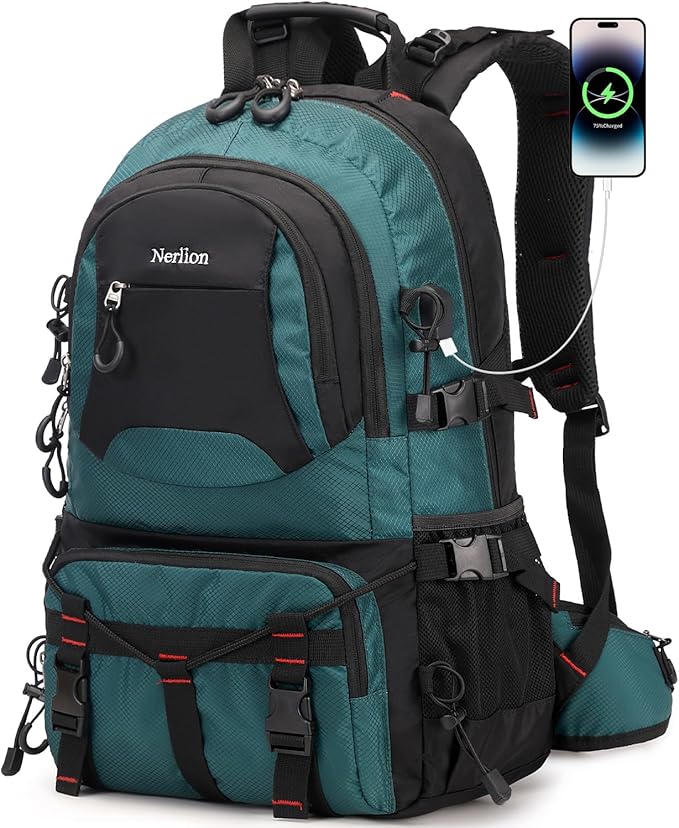 Nerlion 40L Hiking Backpack Travel Backpack by Nerlion