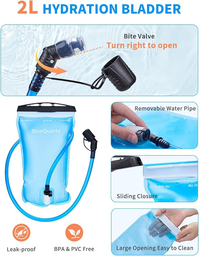 Blue Quartz Hydration Backpack - Image 6