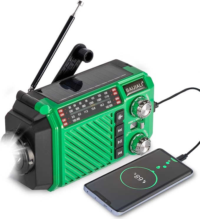 Hand Crank Emergency Weather Radio by Unknown