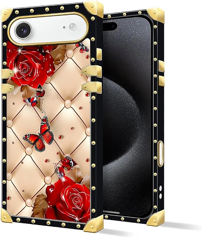 for iPhone 17 Air Case Luxury Golden Decoration - Image 2