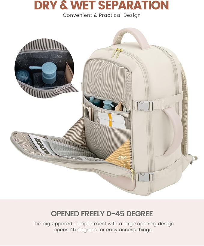 LOVEVOOK 50L Large Travel Backpack - Image 5