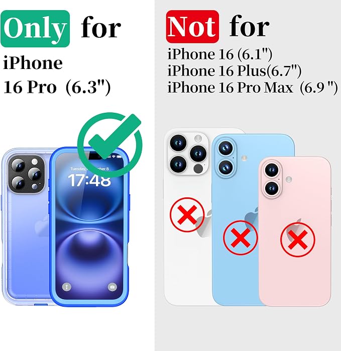 Cozycase for iPhone 16 Pro Case Waterproof - Image 2