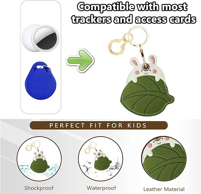 Leather Keychain Holder Case Compatible - Image 3