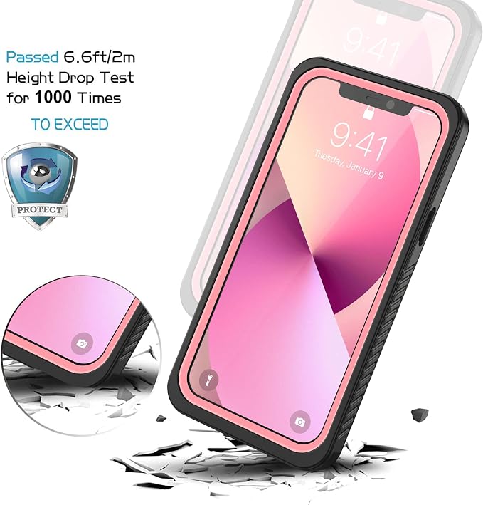 Lanhiem for iPhone 12 Case, Waterproof Dustproof Shockproof Case - Image 5