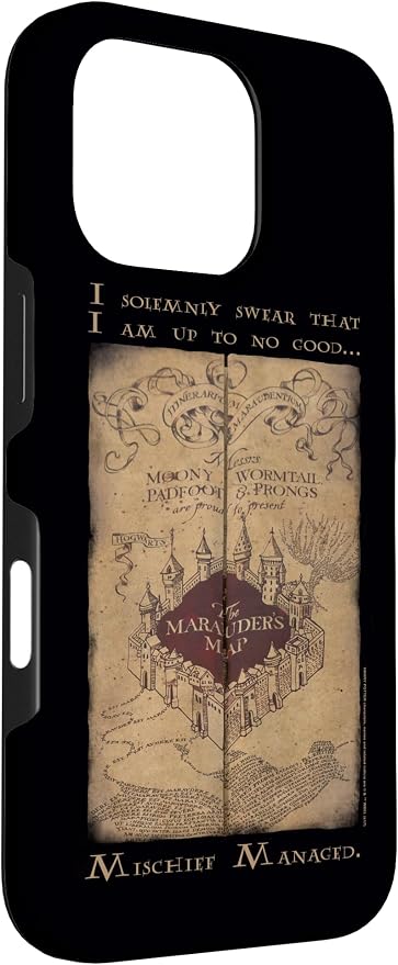 iPhone 16 Pro Harry Potter Marauder's Map Words Case - Image 3