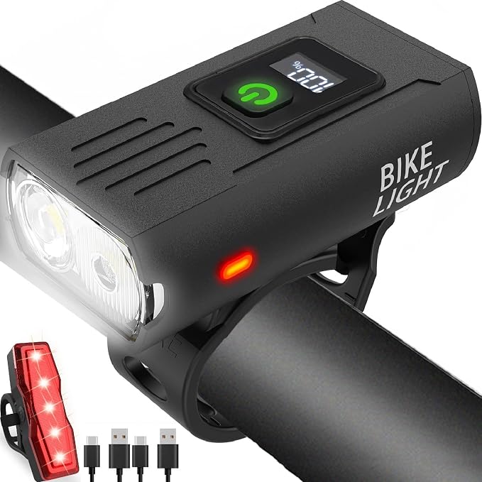 Victoper Bike Light, High Lumens Super Bright Bicycle Lite, 6+4 Modes USB by Victoper