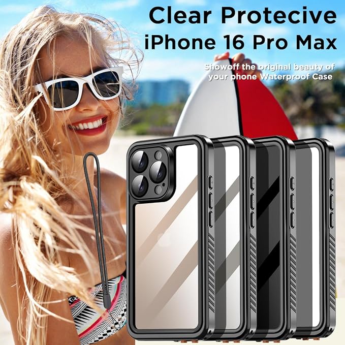 AICase Compatible with iPhone 16 Pro Max Case Waterproof - Image 7