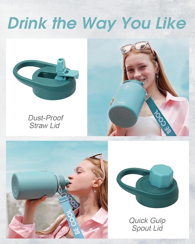 Coolflask Insulated Water Bottle 64 oz - Image 4