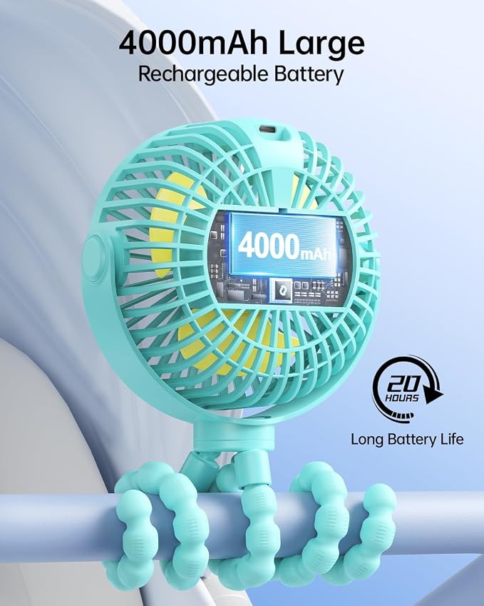 SWEETFULL Portable Stroller Fan - Image 4