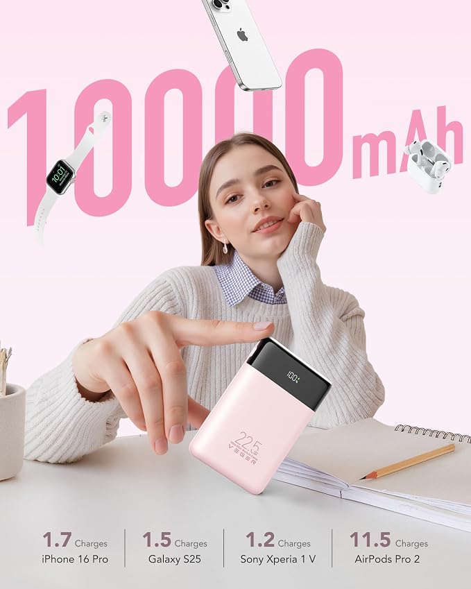 VEGER Portable Charger, Ultra Slim 22.5W Fast Charging - Image 7