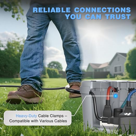 Flemoon Outdoor Electrical Box Waterproof, IP54 Waterproof Extension Cord Cover - Image 8