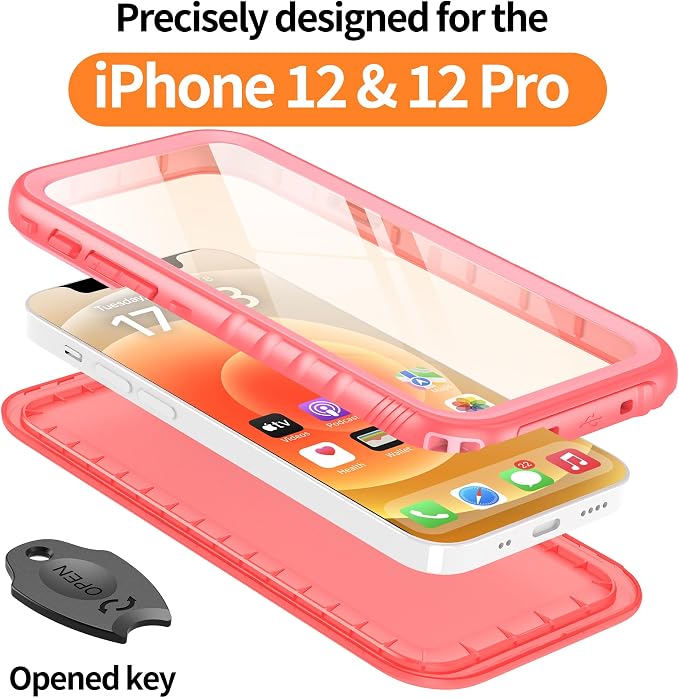 Cozycase Compatible with iPhone 12 Waterproof Case/iPhone 12 Pro Waterproof Case - Image 11