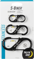 Nite Ize S-Biner SlideLock Stainless Steel Dual Locking Carabiner by NiteIze