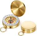 Brass Compass for Hiking Large Dial Pocket Compass by Unknown