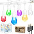 Larkvue 96FT RGBW Outdoor String Lights by Larkvue
