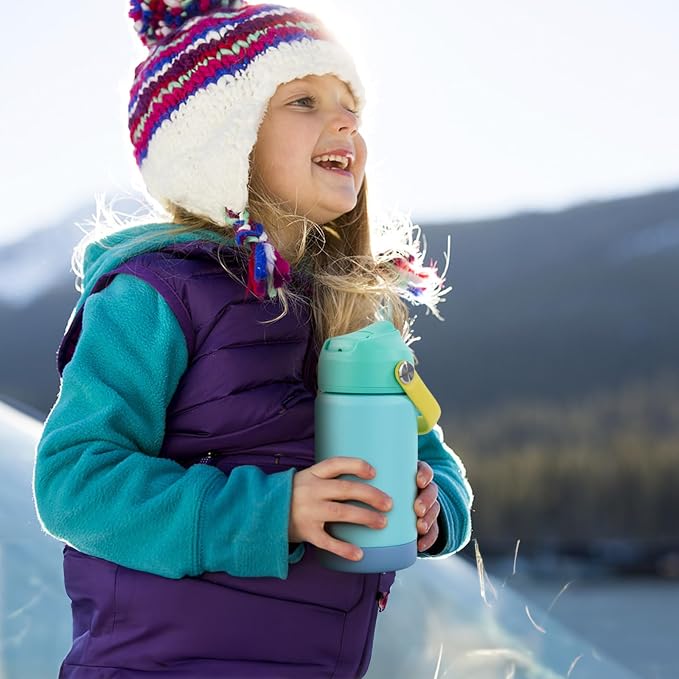 12oz Kids Water Bottle 2 Pack, Stainless Steel Insulated Water Bottle - Image 7