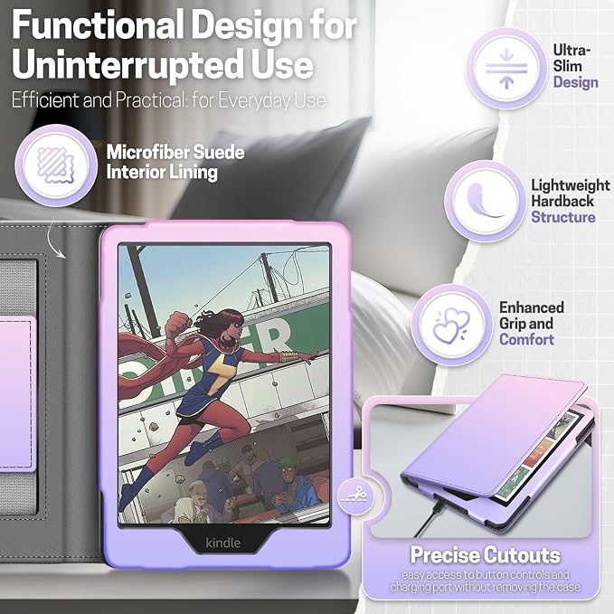 TNP Stand Case for Kindle Paperwhite 12th Generation 2024 / Kindle Colorsoft - Image 9