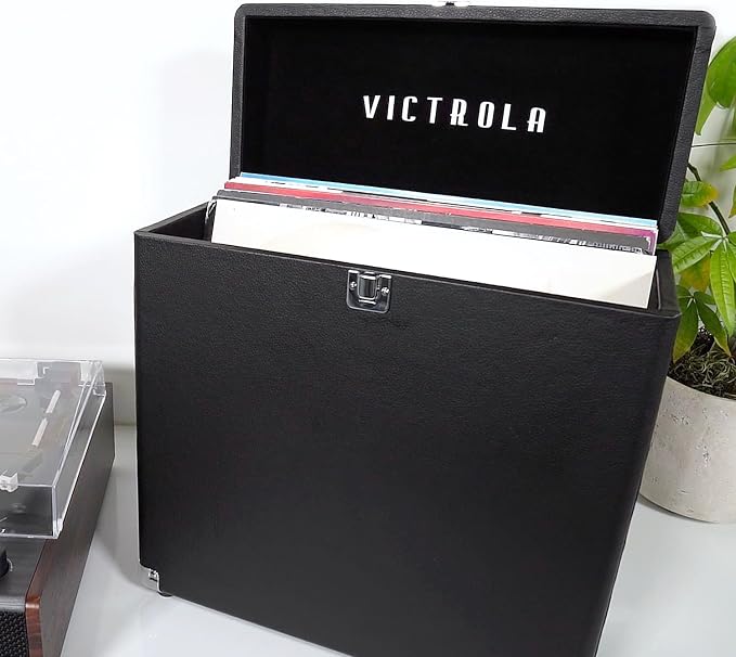 Victrola Collector – Record Storage Case – Holds 30+ Vinyl Turntable Records - Image 2
