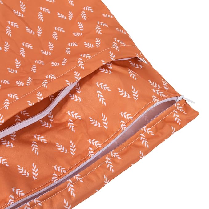 babygoal Wet Dry Bags for Baby Cloth Diapers, Washable Travel Bags, Gym Bag for - Image 5