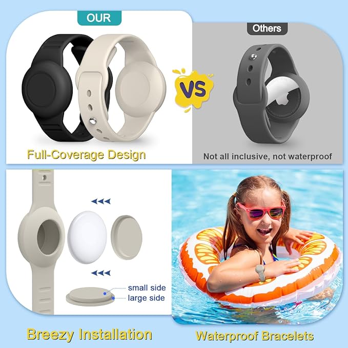 AirTag Case, Waterproof AirTag Bracelet & Necklace - Image 4