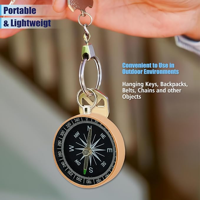 Pocket Compass, 2 Pieces Mini Compass - Image 5
