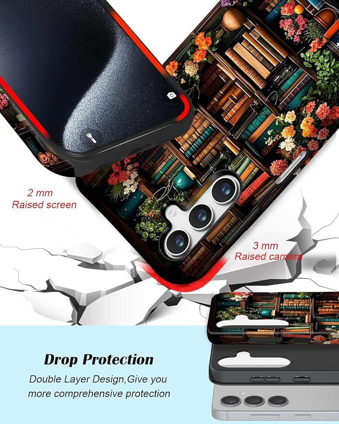 Compatible for Samsung Galaxy A16 5G Case, Dual Layer Heavy Duty 2 in 1 - Image 3