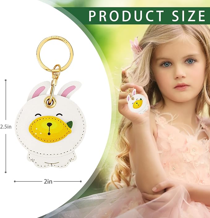Leather Keychain Case Holder Compatible - Image 2