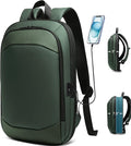Business Backpack 17 Inch Slim Expandable Waterproof Travel Laptop Backpacks by hkbag
