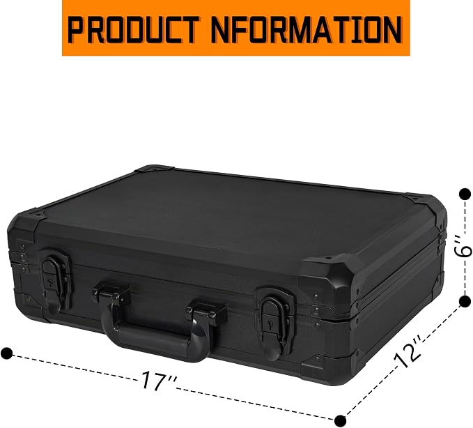 17 Inch Aluminum Carrying Case 17 X 12 X 6 Inch Ideal - Image 4