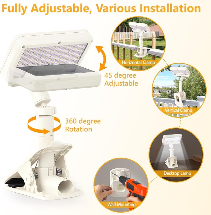 Clip On Solar Lights Outdoor - Image 2