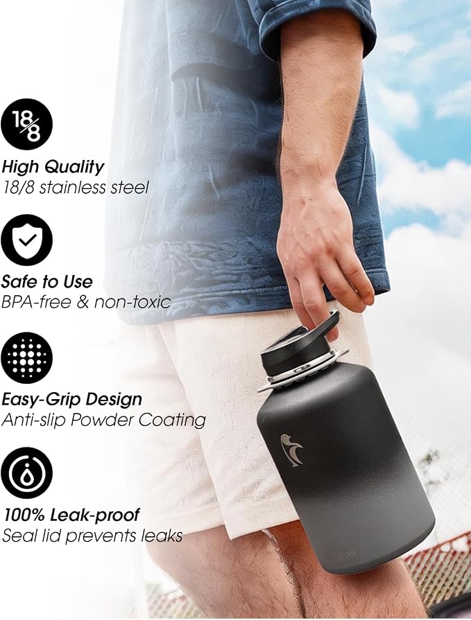 Coolflask Half Gallon Water Bottle - Image 5