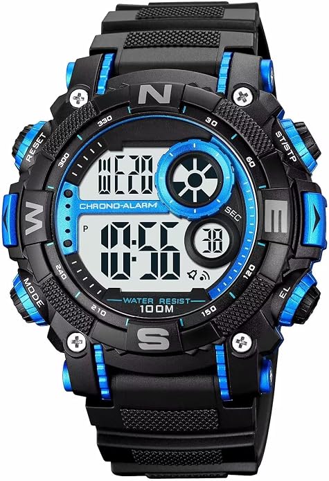 FANMIS Mens Military Multifunction Digital LED Watch Electronic Waterproof by FANMIS