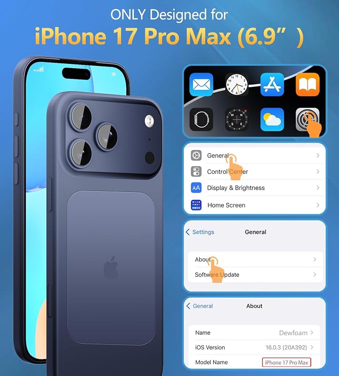 for iPhone 17 Pro Max Case Waterproof, Full Body Underwater Dustproof - Image 2
