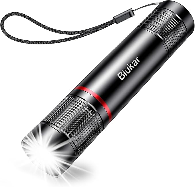Blukar Flashlight Rechargeable, High Lumens Flashlight, Super Bright Small LED by Blukar
