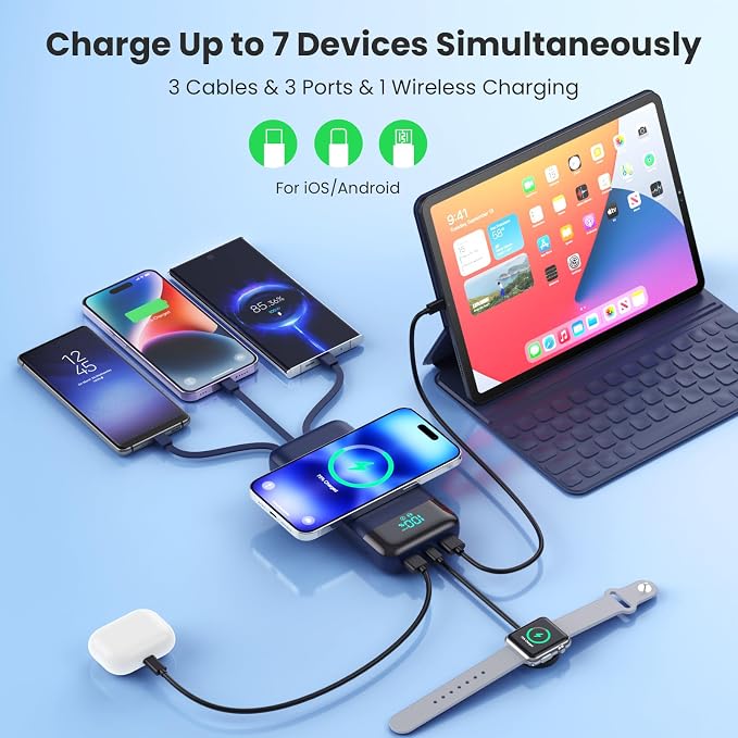 Wireless Portable Charger 40800mAh - Image 3
