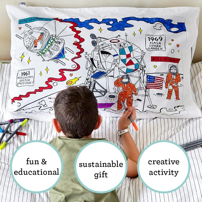eatsleepdoodle - Coloring Pillowcase - Image 5